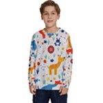 Pet Animal 03 Kids  Crewneck Sweatshirt