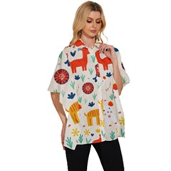 Women s Batwing Button Up Shirt 