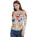 Women s Cut Out Long Sleeve T-Shirt 