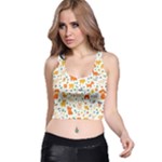 Pet Animal 04 Racer Back Crop Top