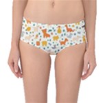 Pet Animal 04 Mid-Waist Bikini Bottoms