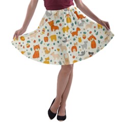 A-line Skater Skirt 