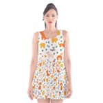 Pet Animal 04 Scoop Neck Skater Dress