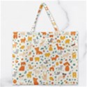 Zipper Large Tote Bag 