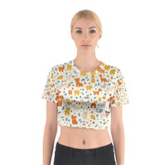 Pet Animal 04 Cotton Crop Top from ArtsNow.com