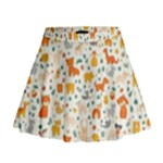 Pet Animal 04 Mini Flare Skirt