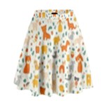 Pet Animal 04 High Waist Skirt