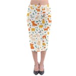 Pet Animal 04 Midi Pencil Skirt