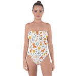 Pet Animal 04 Tie Back One Piece Swimsuit