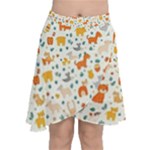 Pet Animal 04 Chiffon Wrap Front Skirt