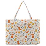 Pet Animal 04 Zipper Medium Tote Bag