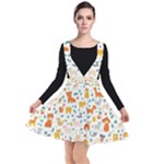 Pet Animal 04 Plunge Pinafore Dress