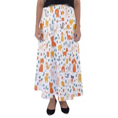 Flared Maxi Skirt 