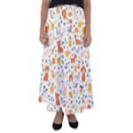 Pet Animal 04 Flared Maxi Skirt