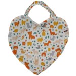 Pet Animal 04 Giant Heart Shaped Tote