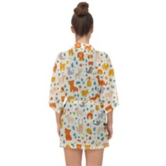 Half Sleeve Chiffon Kimono 