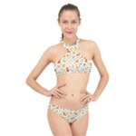 Pet Animal 04 High Neck Bikini Set