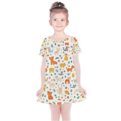 Kids  Simple Cotton Dress 