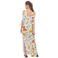 Maxi Chiffon Cover Up Dress 