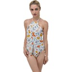 Pet Animal 04 Go with the Flow One Piece Swimsuit