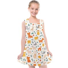 Kids  Cross Back Dress 