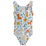 Pet Animal 04 Kids  Cut-Out Back One Piece Swimsuit