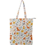 Pet Animal 04 Double Zip Up Tote Bag