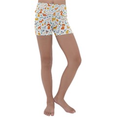 Kids  Lightweight Velour Yoga Shorts 