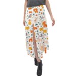 Pet Animal 04 Velour Split Maxi Skirt