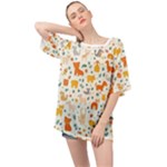 Pet Animal 04 Oversized Chiffon Top