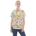 Pet Animal 04 Women s Short Sleeve Pocket Shirt