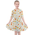 Pet Animal 04 Kids  All Frills Chiffon Dress