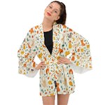 Pet Animal 04 Long Sleeve Kimono