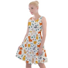 Knee Length Skater Dress 