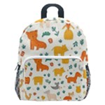 Pet Animal 04 Kids  Age 5-10 Lightweight School Backpack with Side Pockets