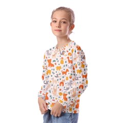 Kids  Long Sleeve T-Shirt with Frill  