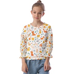 Kids  Cuff Sleeve Top 