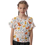 Pet Animal 04 Kids  Cut Out Flutter Sleeves