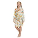 Kids  Long Sleeve Velvet Lounge Robe 