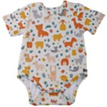 Pet Animal 04 Baby Short Sleeve Bodysuit