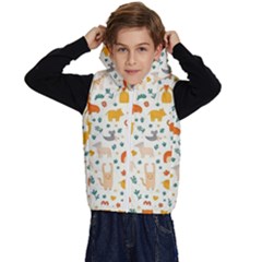 Pet Animal 04 Kids  Stylish Hooded Puffer Vest from ArtsNow.com