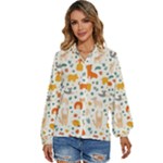 Pet Animal 04 Women s Long Sleeve Button Up Shirt