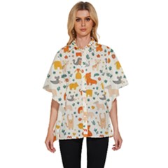 Women s Batwing Button Up Shirt 