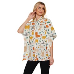 Women s Batwing Button Up Shirt 