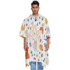 Men s Hooded Rain Ponchos 