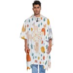 Pet Animal 04 Men s Hooded Rain Ponchos