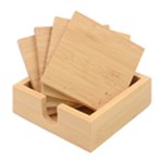 Pet Animal 04 Bamboo Coaster Set