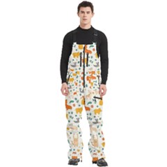 Men s Front Zip Ski And Snowboard Bib Pants 