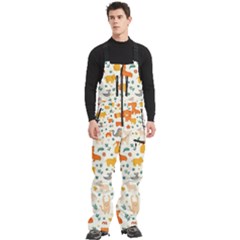 Men s Front Zip Ski And Snowboard Bib Pants 