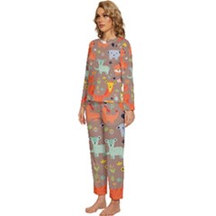 Womens  Long Sleeve Lightweight Pajamas Set 